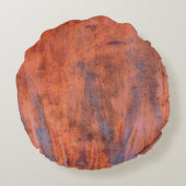 古い風化した錆びたテクスチャ要約、熟成、熟成、 ラウンドクッション (裏面)