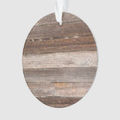 古い風化木造農家外壁 オーナメント (正面)