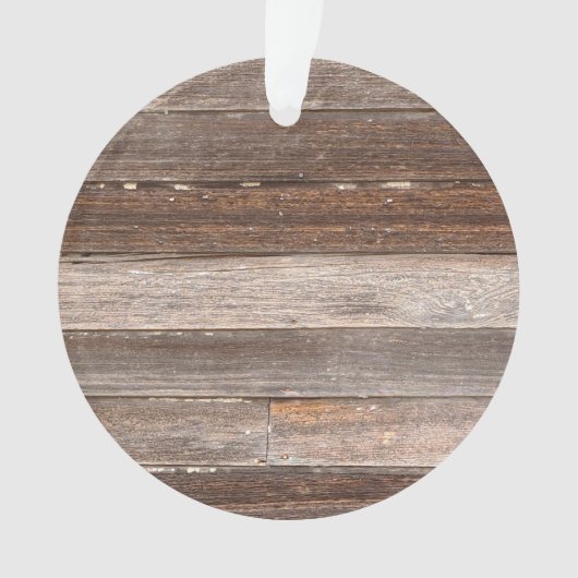 古い風化木造農家外壁 オーナメント (正面)