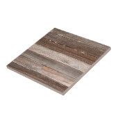 古い風化木造農家外壁 タイル (側面)