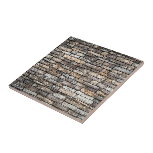 古い風化石壁テクスチャ タイル (側面)