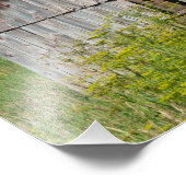 古い風化納屋 フォトプリント            (角)