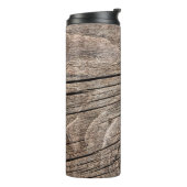 古い風化腐ったひび割れ粗い木G タンブラー (回転左)