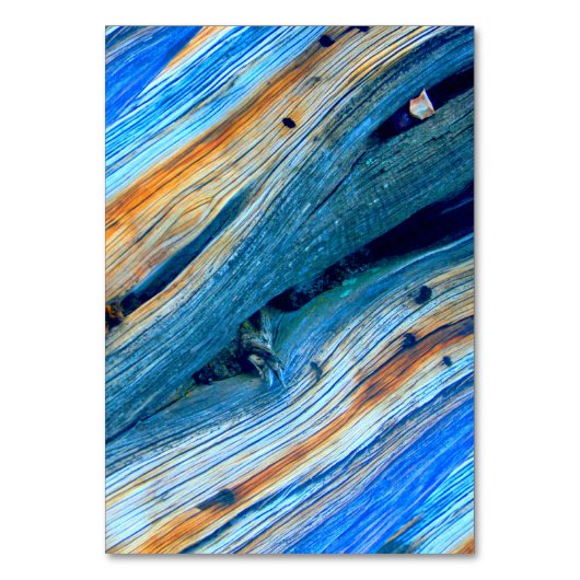 古い風化青板 テーブルナンバー (正面)