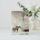 古い風車バイシャロンシャーペ ポストカード (スタンド正面)