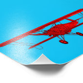 古い飛行機 フォトプリント            (角)