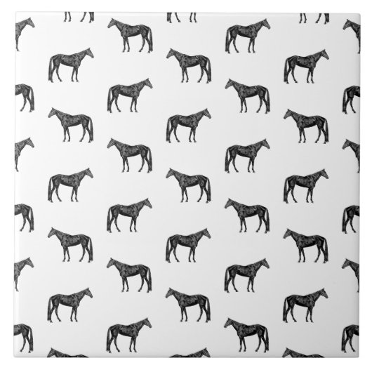 古い馬ファッションド型カスタムのBG色 タイル (正面)