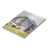 古い馬小屋 ノートパッド (回転)