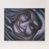 古い魔女の顔 ジグソーパズル (横)