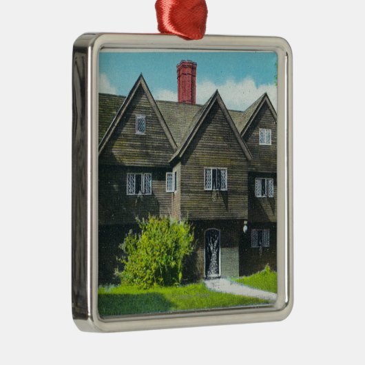 古い魔法使いの家の外観 メタルオーナメント (右)