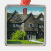 古い魔法使いの家の外観 メタルオーナメント (正面)