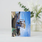 古い魚釣り船。 ポストカード (スタンド正面)