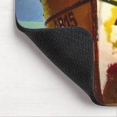 古い魚釣り船 マウスパッド (コーナー)