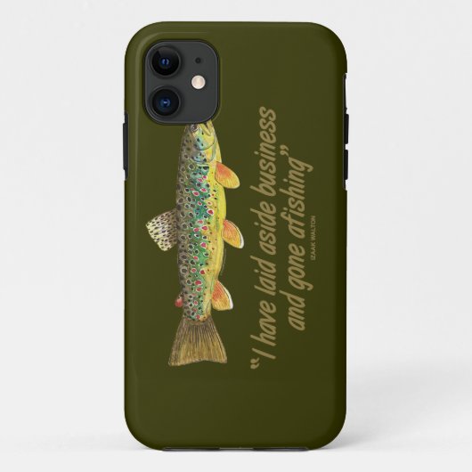 古い魚釣り語 Case-Mate iPhoneケース (裏面)