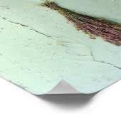 古い麦藁帽子 ポスター (角)