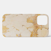 古い黄色のstuco背景要約、高齢者、アンティク Case-Mate iPhoneケース (裏面 (横))