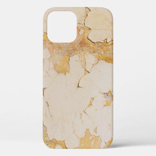 古い黄色のstuco背景要約、高齢者、アンティク Case-Mate iPhoneケース (裏面)