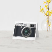 古い黒いカメラ カード (黄色い花)