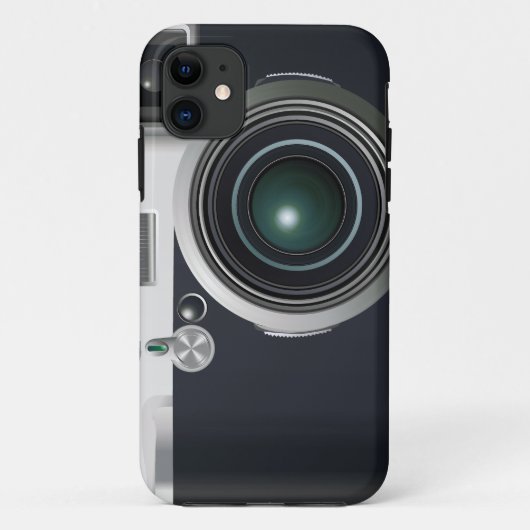 古い黒いカメラ Case-Mate iPhoneケース (裏面)