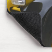 古い黒と黄色のシトロエン2CV 2 CV マウスパッド (コーナー)