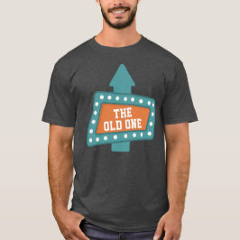 古い1マイルストーンおもしろいの誕生日 Tシャツ