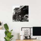 古い208閉じたビュー ポスター (ホームオフィス)