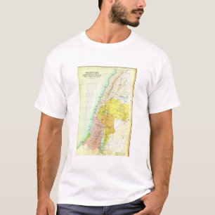 古い27ADキリストパレスチナの地図 Tシャツ
