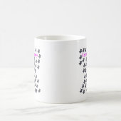古い50の猫の頭部 コーヒーマグカップ (中央)