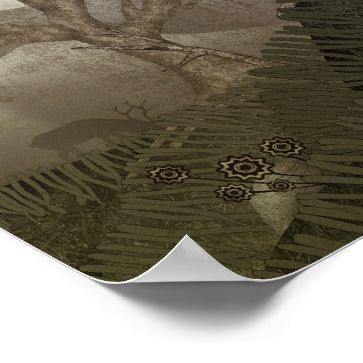 古い ポスター (角)