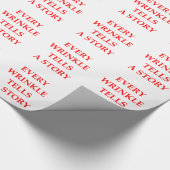 古い ラッピングペーパー (角)