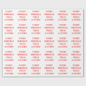 古い ラッピングペーパー (フラット)