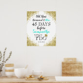 古い 新しい 借りた 青いもの ポスター (キッチン)