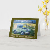 "古い「N」のまだRunning~挨拶状 カード (黄色い花)