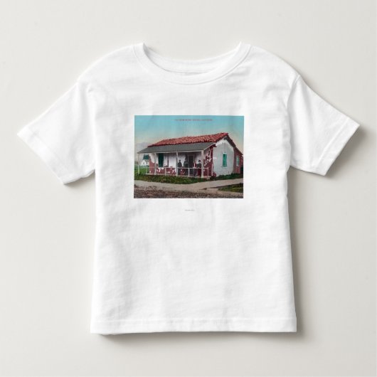 古いAdobe HomeVentura、カリフォルニアの外観 トドラーTシャツ (正面)