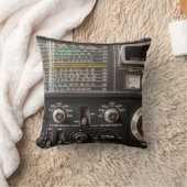 古いAMラジオの詳細 クッション (ブランケット)