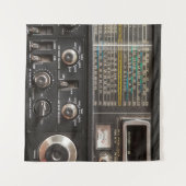 古いAMラジオの詳細 タペストリー (正面(横))