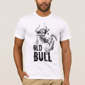 "古いBull " Tシャツ (正面)