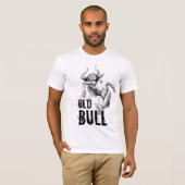 "古いBull " Tシャツ (正面フル)