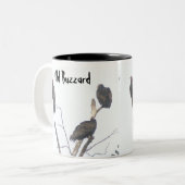 古いBuzzardのマグ ツートーンマグカップ (正面左)
