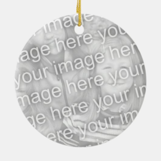 古いBuzzard警報オーナメントは写真を加えます セラミックオーナメント (裏面)