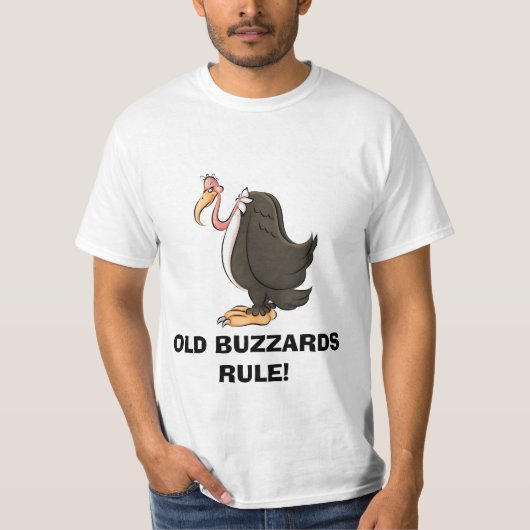 古いBuzzardsの規則のTシャツ Tシャツ (正面)