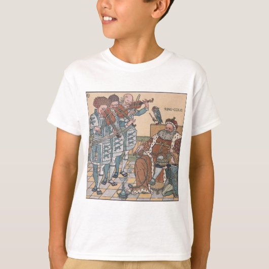古いCole王の童謡 Tシャツ (正面)