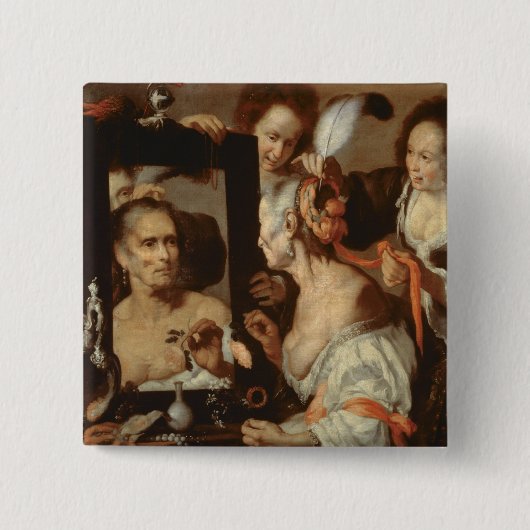 古いCoquette 缶バッジ (正面)