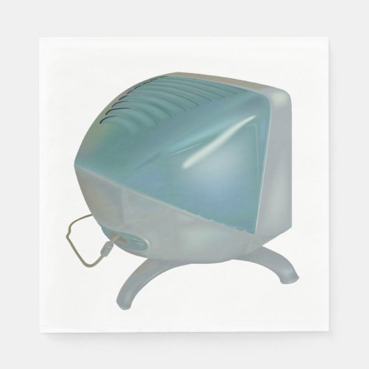 古いCRTモニタ スタンダードランチョンナプキン (正面)