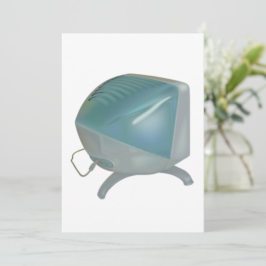 古いCRTモニタ 招待状 (スタンド正面)