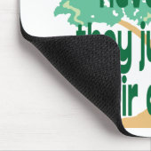 古いGenealogistsは決して死にません マウスパッド (コーナー)