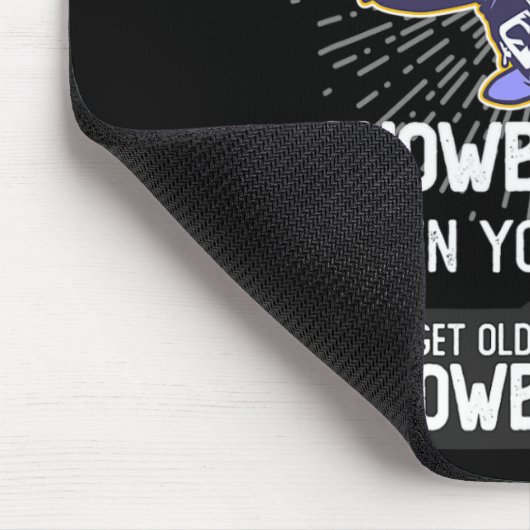 古いGifをストップ取得する場合はスノーボードを使用しない マウスパッド (コーナー)