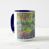 古いGivernyクロード・モネのカッコいいのアイリス庭 マグカップ (正面左)