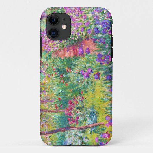 古いGivernyクロード・モネのカッコいいのアイリス庭 Case-Mate iPhoneケース (裏面)