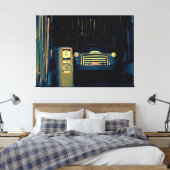 古いGMCトラック キャンバスプリント (インサイチュ (寝室))